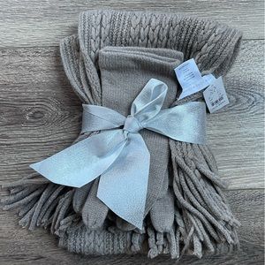 NWT New York and Company Matching Scarf and Gloves Gift Set